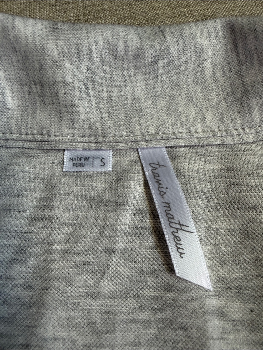 Women’s Travis Matthew Sleeveless Polo Top in Light Heather Gray - Picture 4 of 5